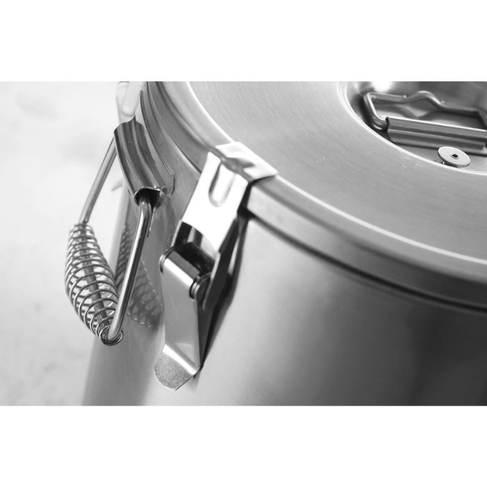 Thermos with tap 20l, stainless steel