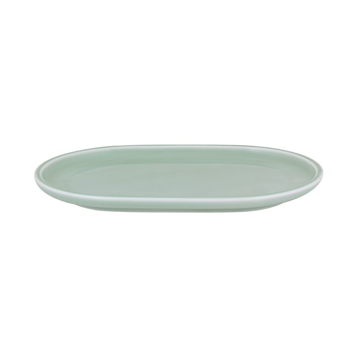 Oválny podnos coup SHIRO GLAZE, FROST 30 x 19 cm