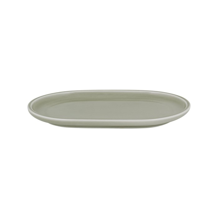Oválny podnos coup SHIRO GLAZE, STEAM, 30 x 19 cm