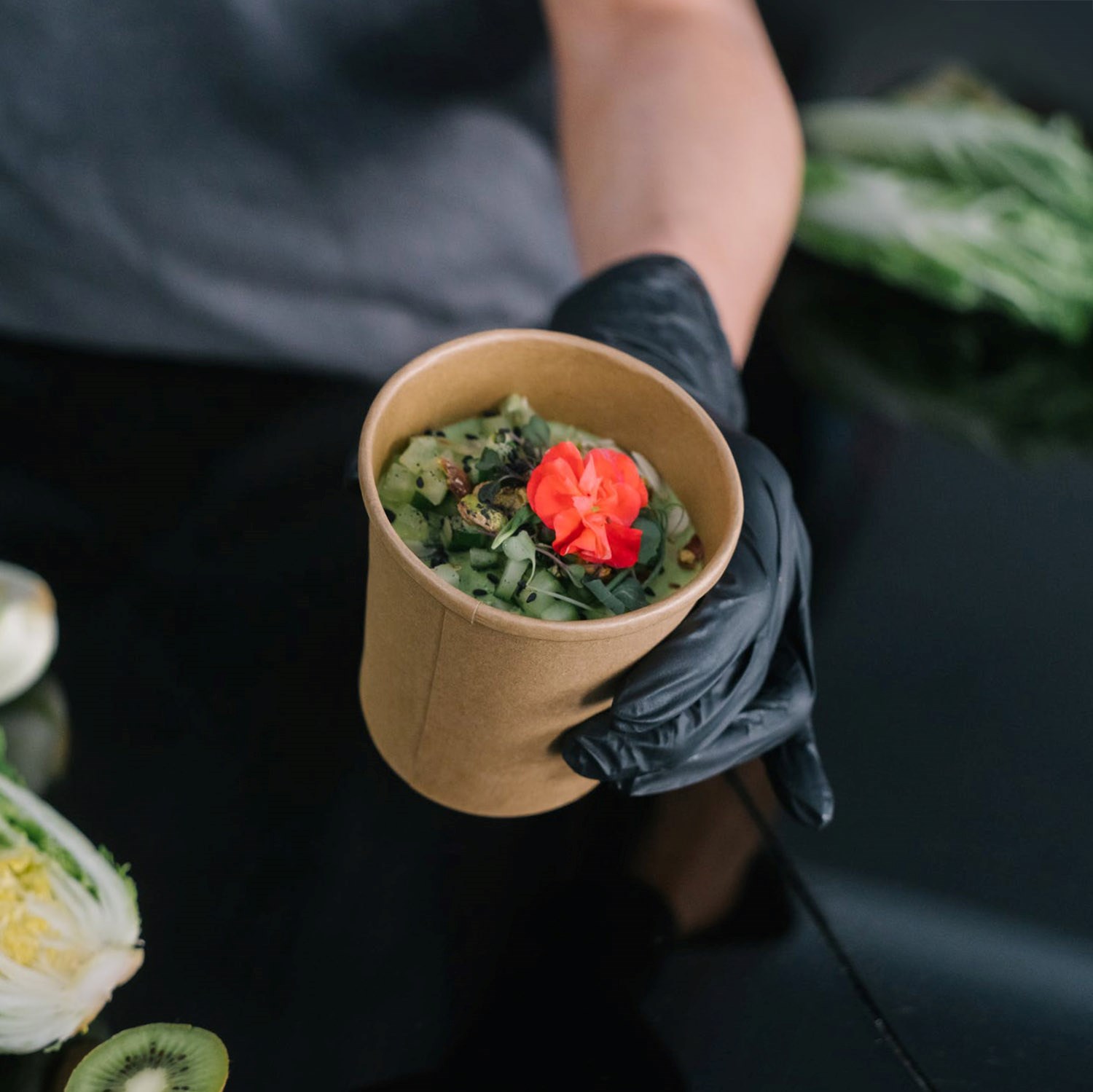 Rukavice veľkosť XL 100 ks nitrilové čierne, nepudrované