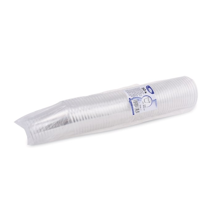 Téglik číry, 300 ml, PET, priemer. 95 mm, 50ks.