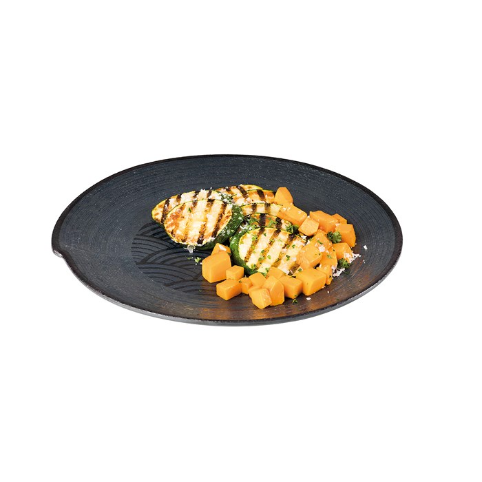 plate 27cm DARK WAVE melamine