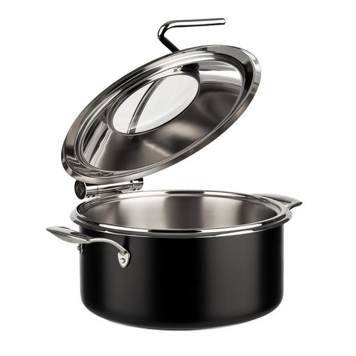 chafing dish &quot;HRNIEC&quot;, čierny, 4 l