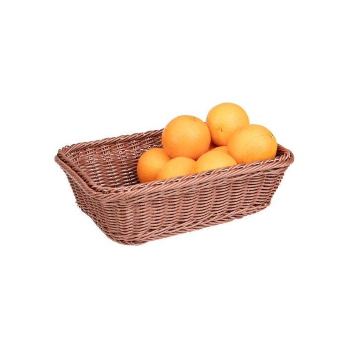 Kôš na pečivo hnedý, GN 1/2