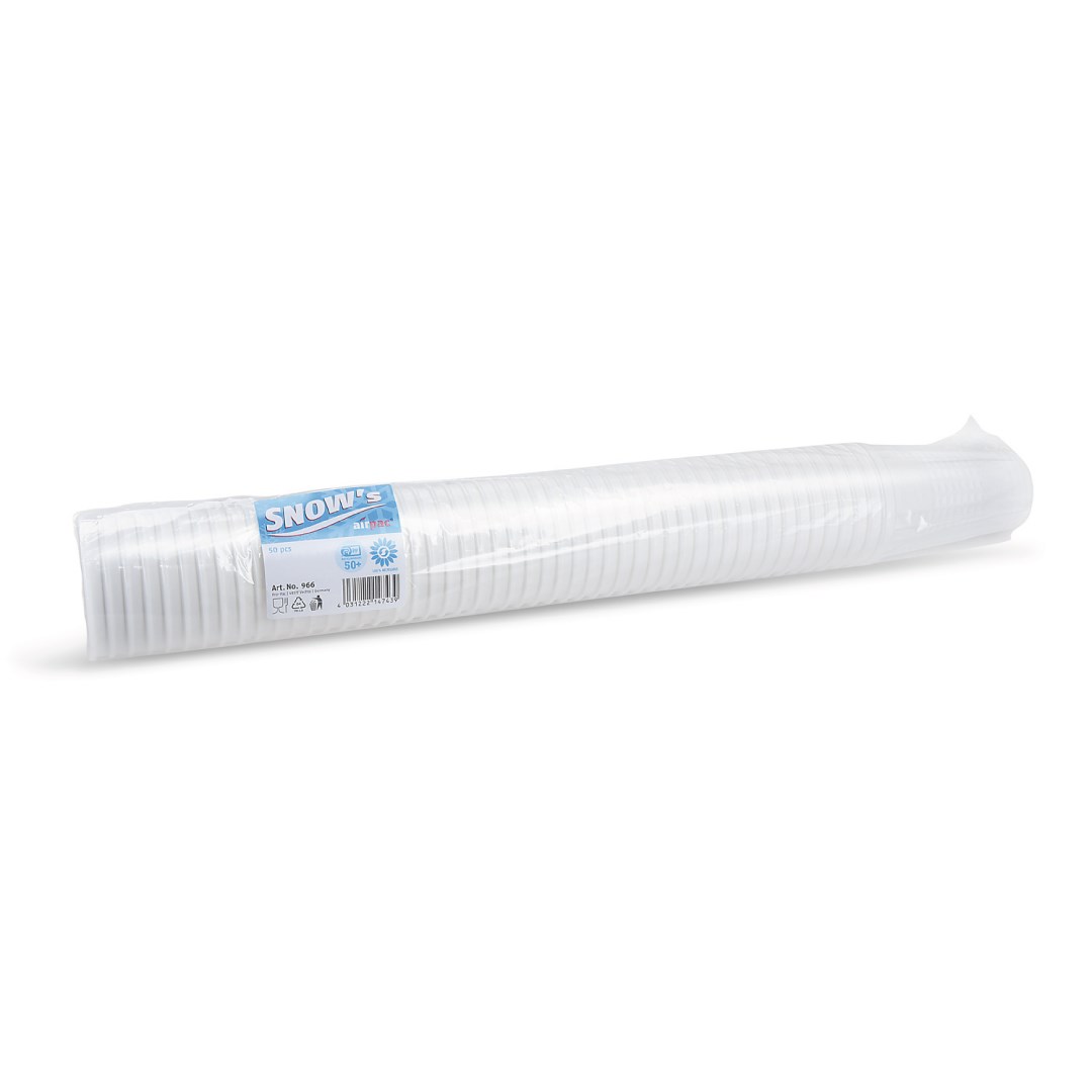kelímok Airpac Snows biely 200/250ml pr.78mm / 50ks (XPP)