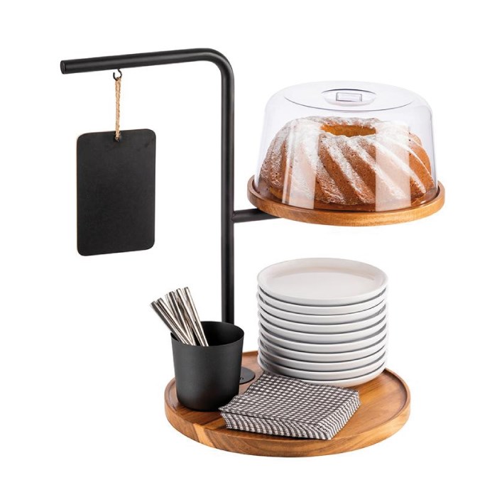 2-tier tray -IRON-
