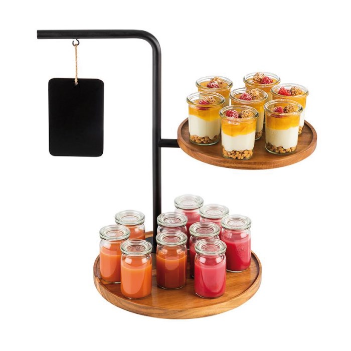 2-tier tray -IRON-