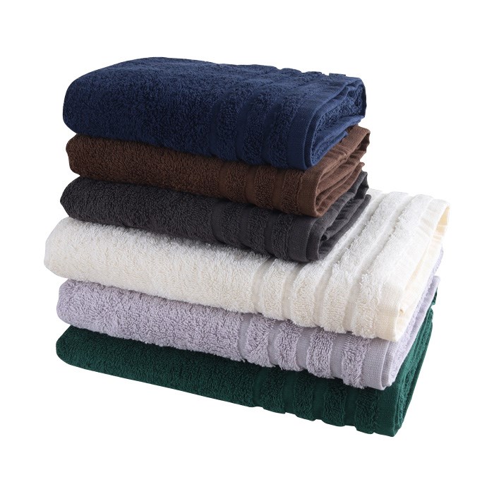 bath towel 70x140 cm Aruba NAVY BLUE terry 400 g/m2 organic cotton, double stitch