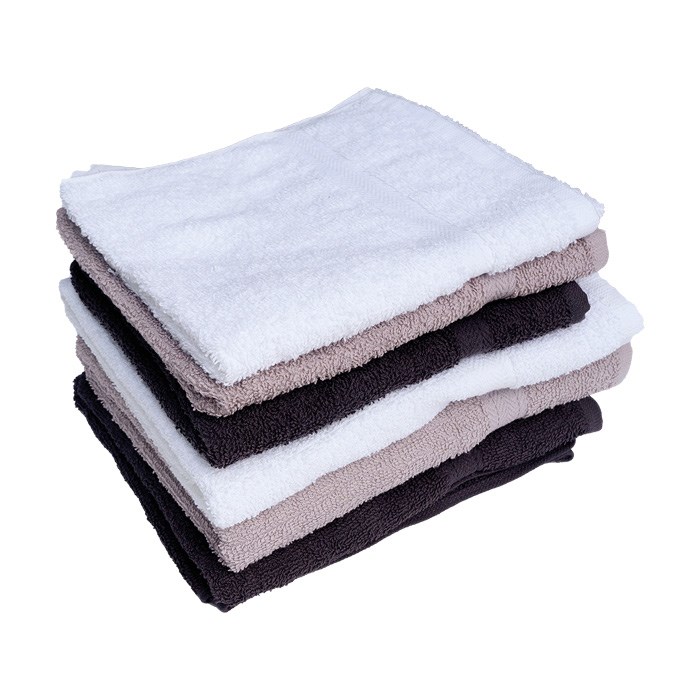 towel 50x80 cm Basic SILVER GREY terry 450 g/m2, double stitch