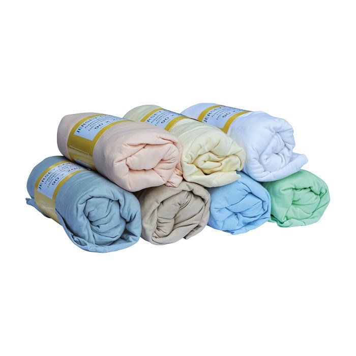 prestieradlo Jersey Comfort 90x200x22 béžové, s gumou, 180g/m2, 100%BA