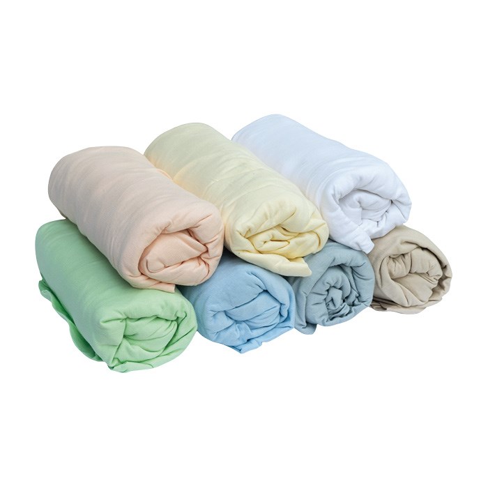 prestieradlo Jersey Comfort 180x200x22 béžové, s gumou, 180g/m2, 100%BA