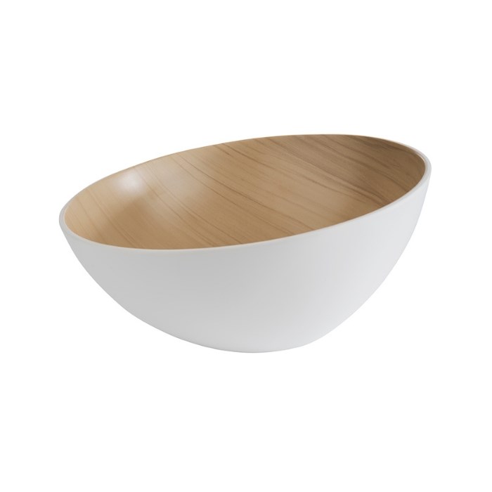 Melamínová miska FRIDA LOSCK, priemer 28,5 cm, objem 2,6 l, biela