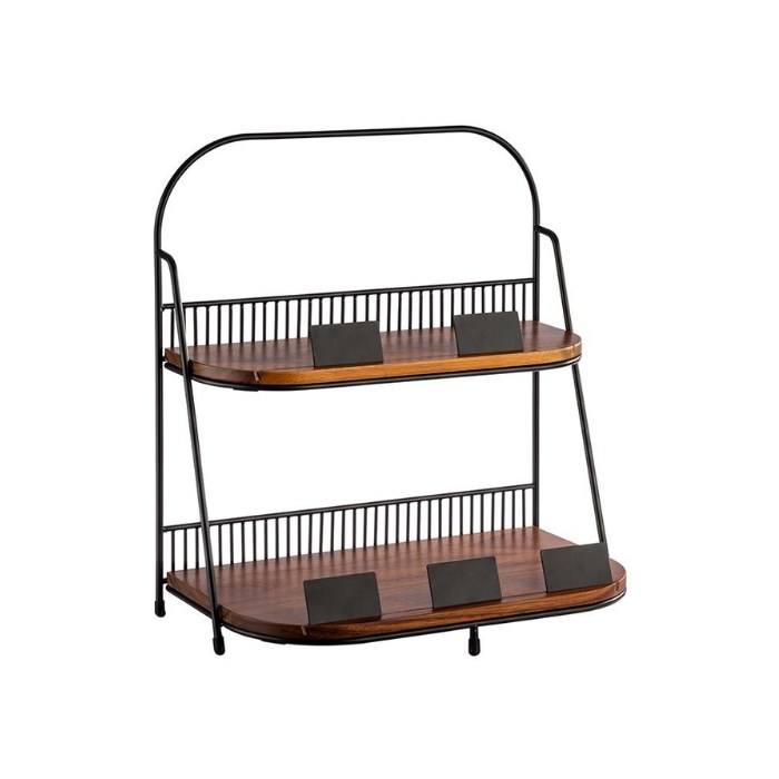 2 tier tray