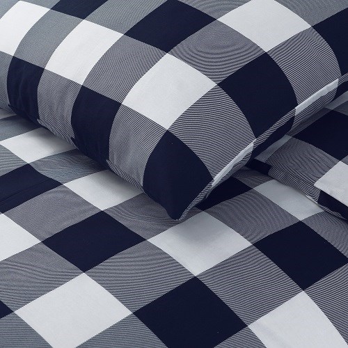 Posteľná súprava TRENDY kockovaný vzor 140 x 200 + 70 x 90 cm