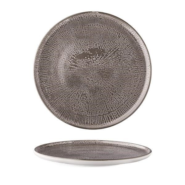 Plytký tanier OPTIMO, dekor Shell gray, T0015, 29 cm