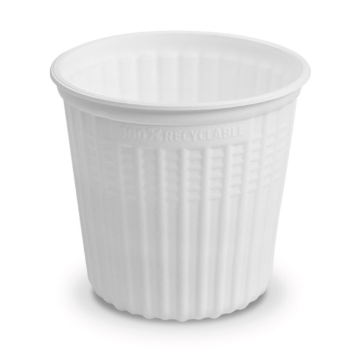 Termo miska &quot;airpac&quot;, guľatá, biela, (XPP), 750 ml, priemer 11,5 cm / 25 ks