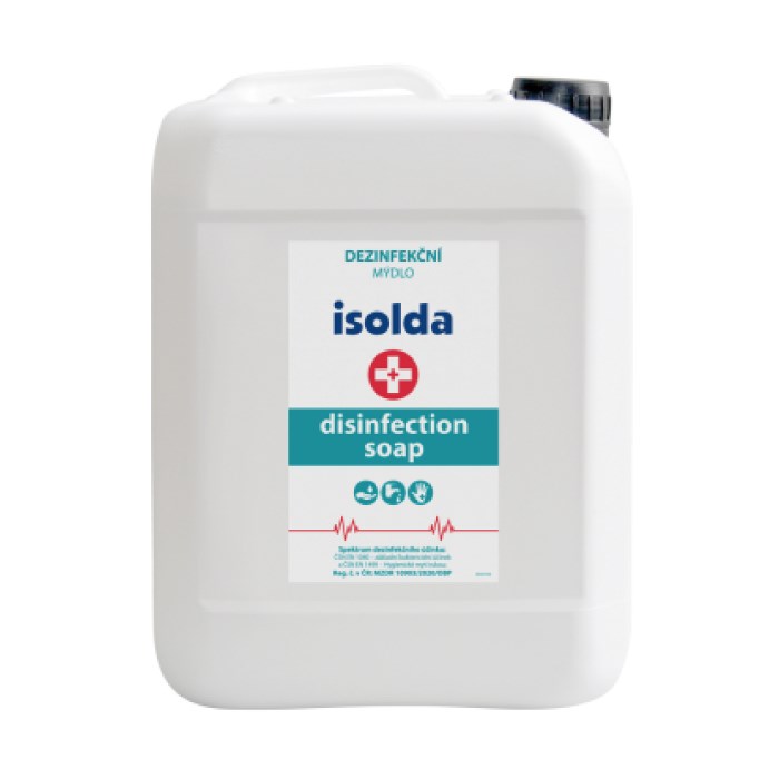 Dezinfekčné tekuté mydlo ISOLDA, jemne penivé, 5 l