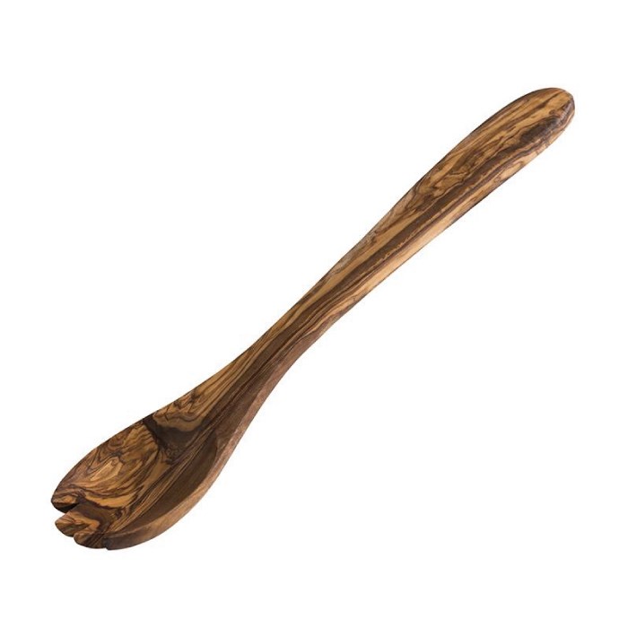 Servírovací príbor na šalát, 22,5 cm, olivové drevo, set 2 ks