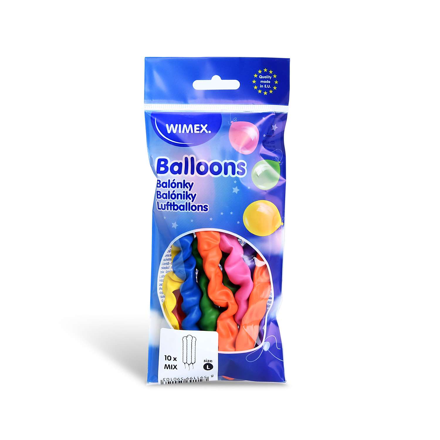 balloons L 10 pcs long 80 cm