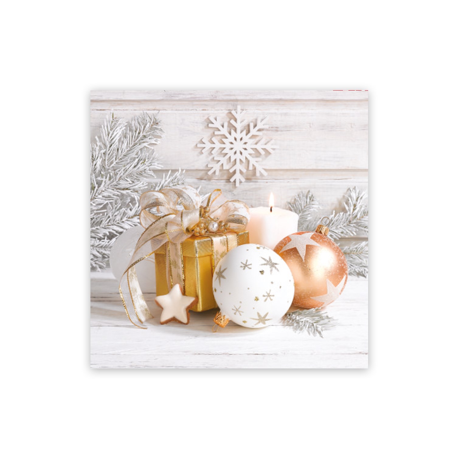 obrúsky 3-vrstvové, 33 x 33 cm 20ks vianočné dekorácie