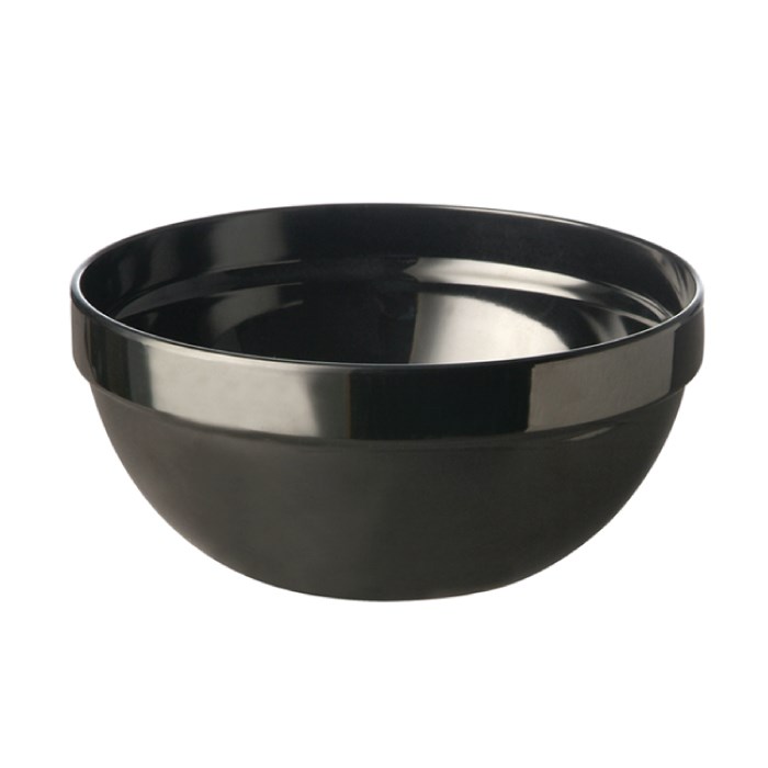 Melamínová miska CASUAL MAXI priemer 14 cm, čierna.