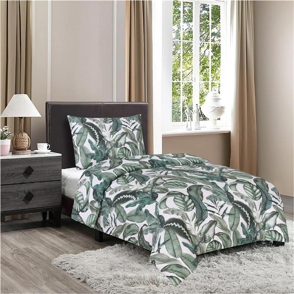 souprava ložní 140x200+70x90 cm DESIGN 43 - Zelený úkryt