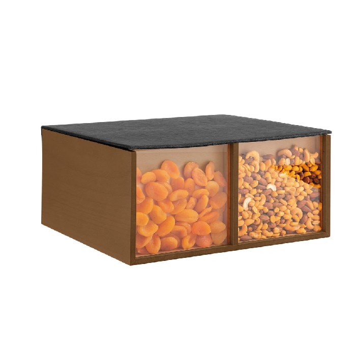 box bufetový TOAST BOX 36 x 33,5 cm tmavý
