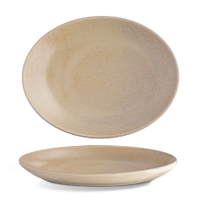 CRAFT SELECTION oval plate 20 cm, Gobi