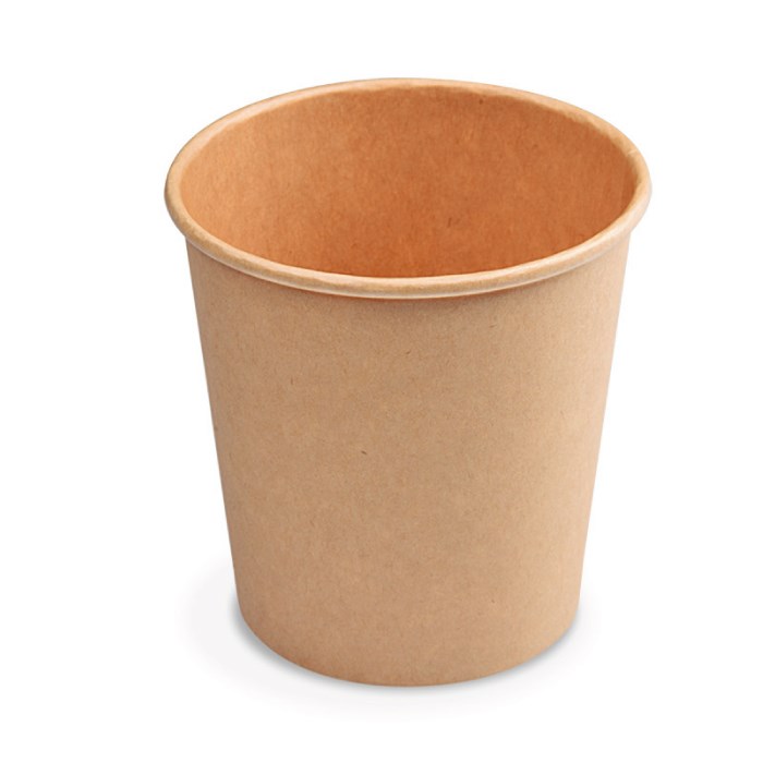 Papierový kelímok kraft 110ml XS / 50ks (pr. 62mm)