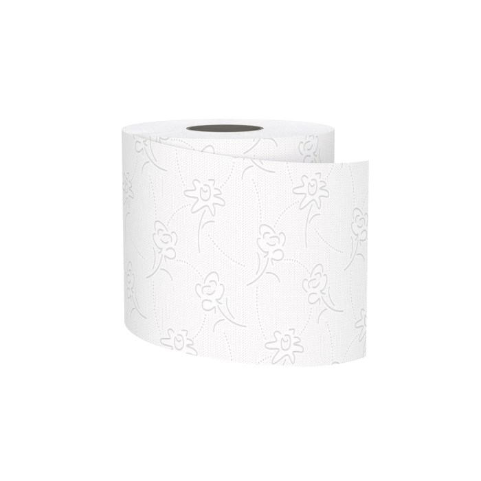 Toaletný papier SMART 4vrstvový, návin 19,5 m, biely / 8 ks