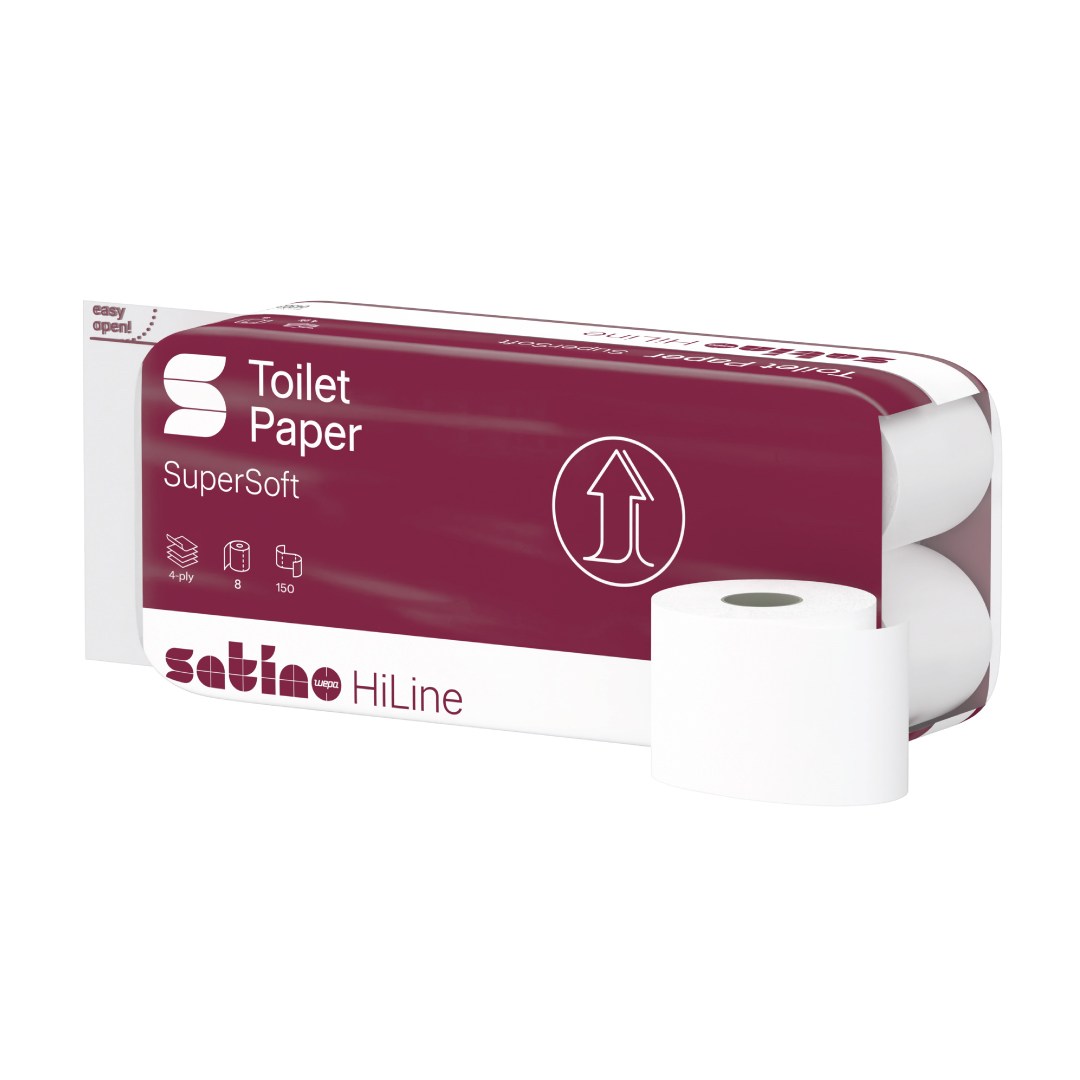 Toaletný papier SMART 4vrstvový, návin 19,5 m, biely / 8 ks