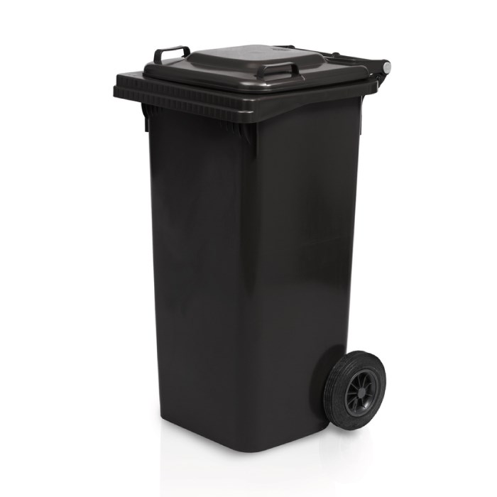 popelnice 120 l černá plast