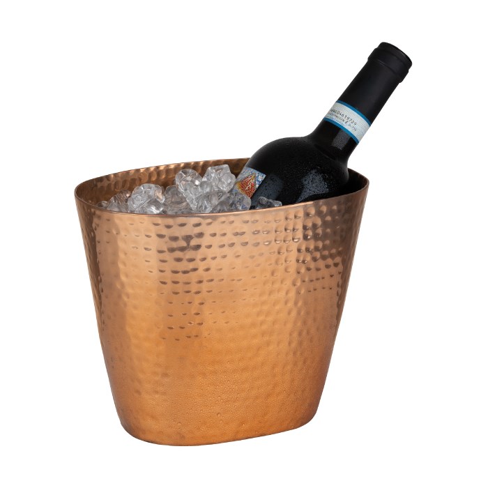 chladič na sekt 20,5 x 14 cm v 17 cm alu barva měď