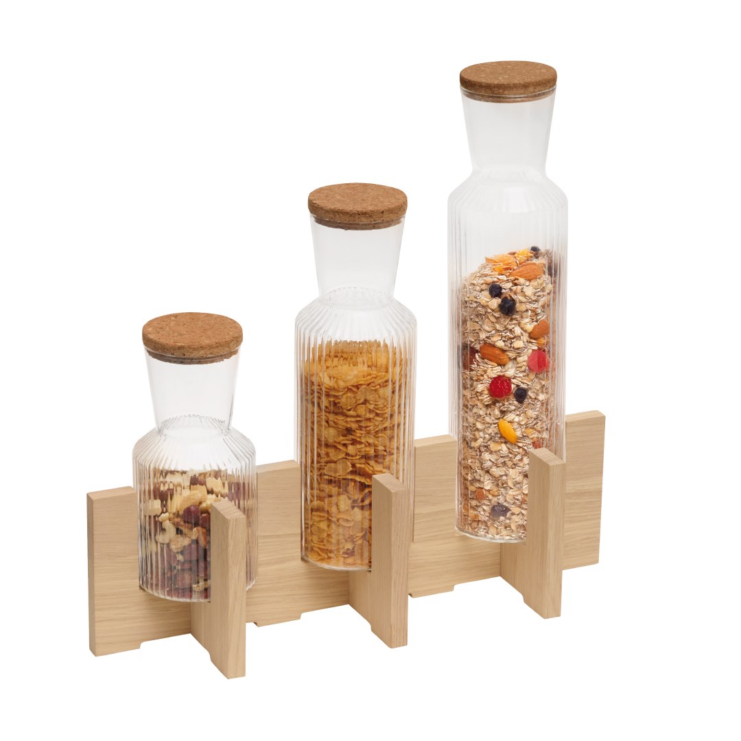 Stojan na karafy drevený VALO