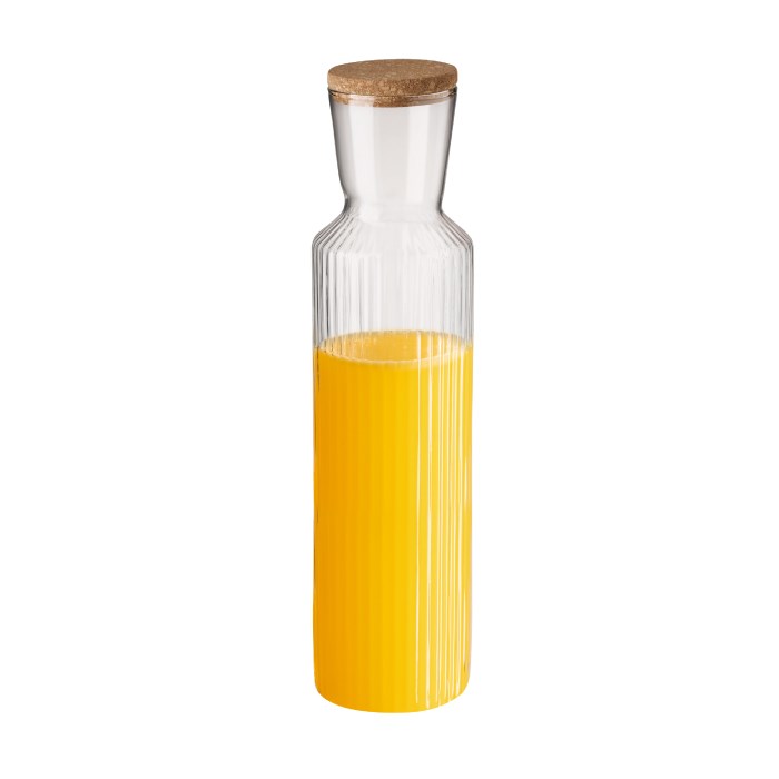 Karafa LINES sklenená s viečkom 1,5 l