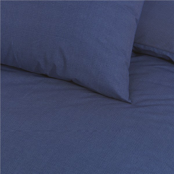 Posteľná súprava - modrá denim, 140 x 200 + 70 x 90 cm