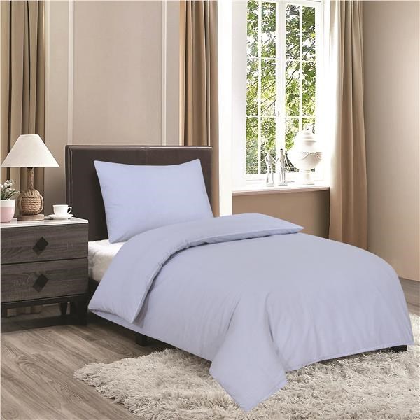 Posteľná súprava TREND - modro-biely prúžok, 140 x 200 + 70 x 90 cm