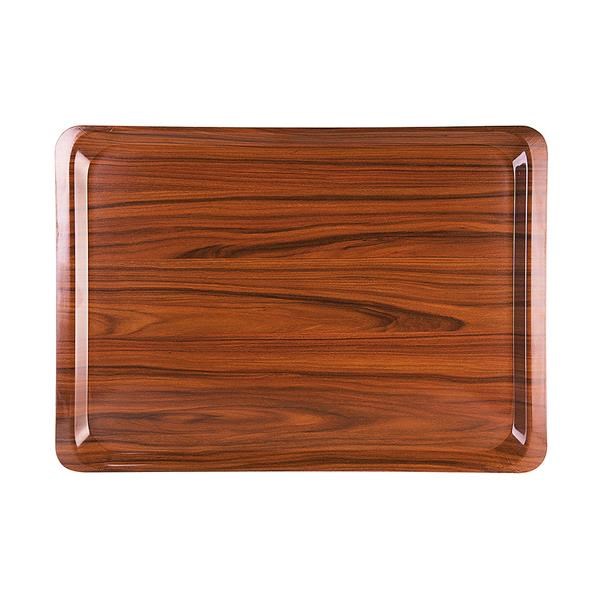 Servírovací podnos 61x43 cm, farba orech