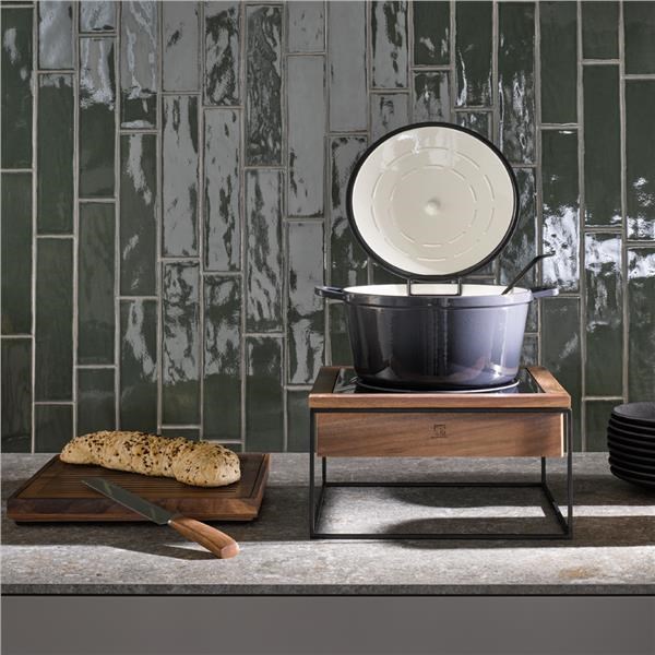 Liatinový hrniec s pokrievkou 5 STARS priem. 28 cm, 6l, sivý