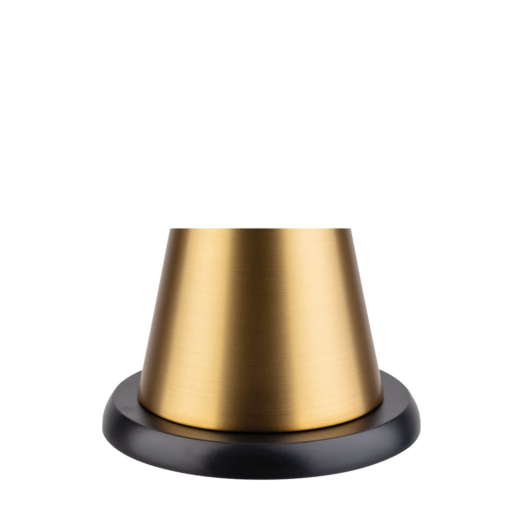 Stolová lampa CONE zlatá, výška 18 cm