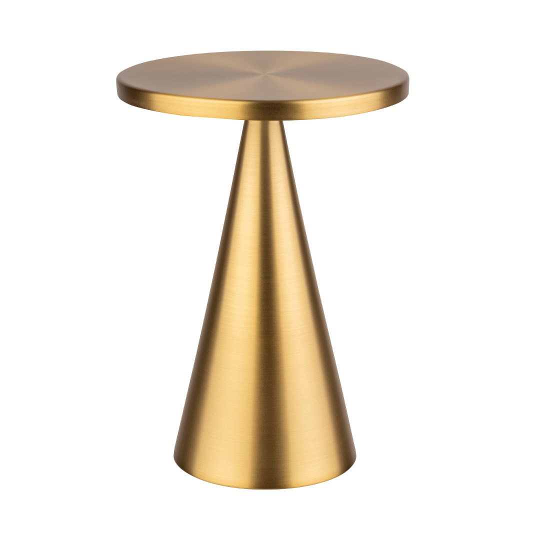 Stolová lampa CONE zlatá, výška 18 cm