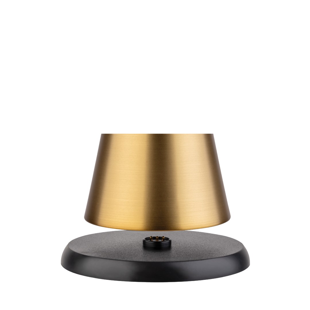 Stolová lampa CONE zlatá, výška 18 cm