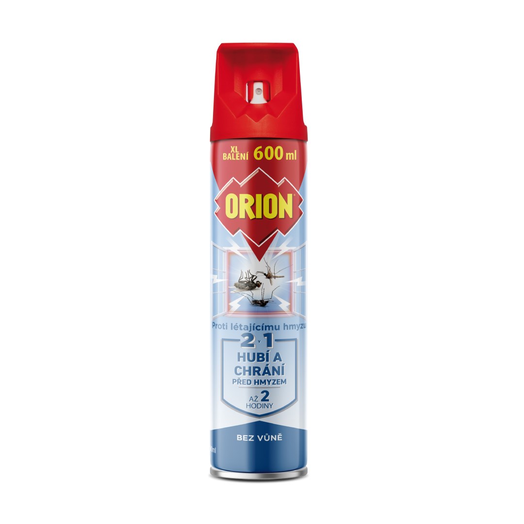 Orion 2v1 aerosol 600 ml proti létajícímu hmyzu bez vůně