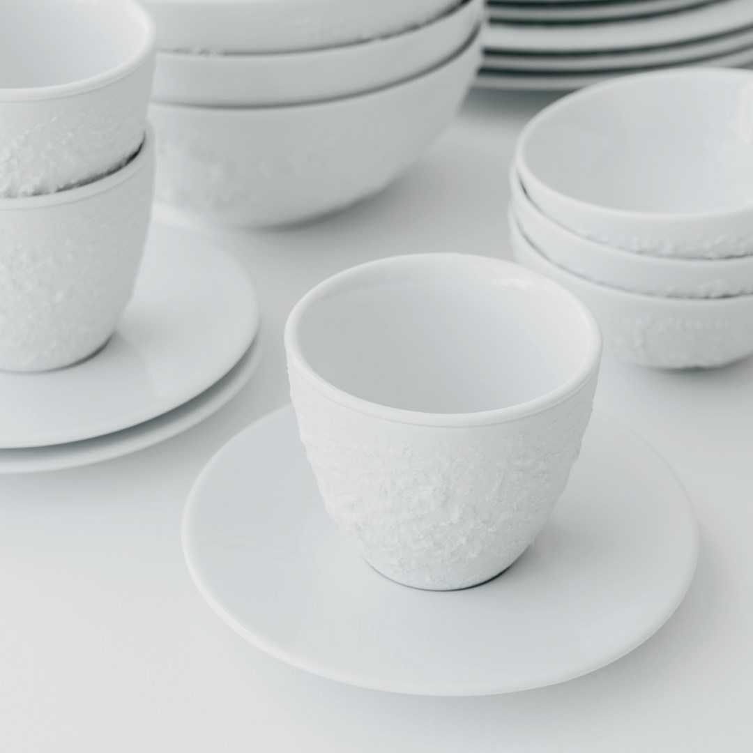 Podšálka STONE 12 cm, čierna