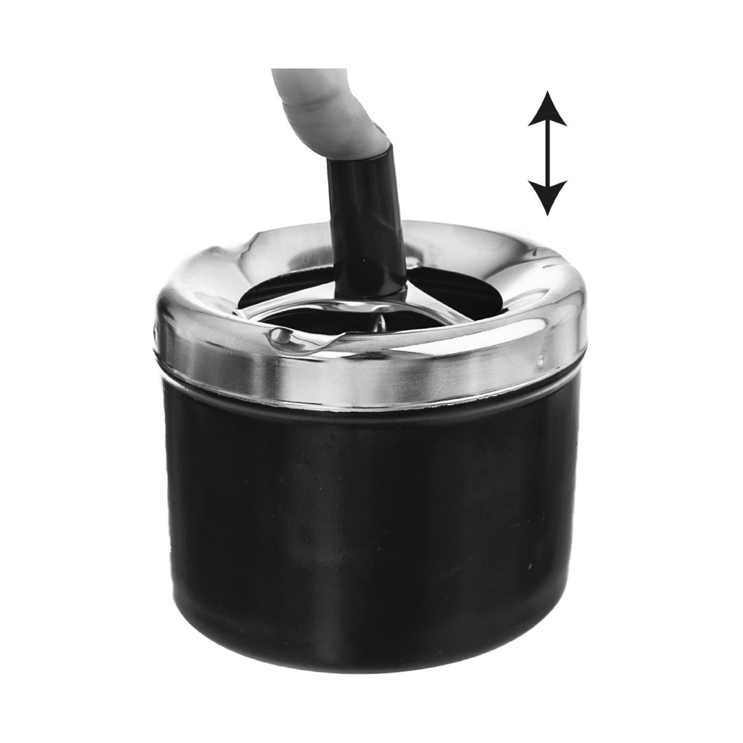 Popolník kov/plast Push pr. 9cm