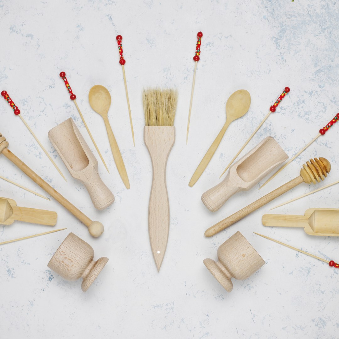 Drevená mašlovačka plochá 20x4cm