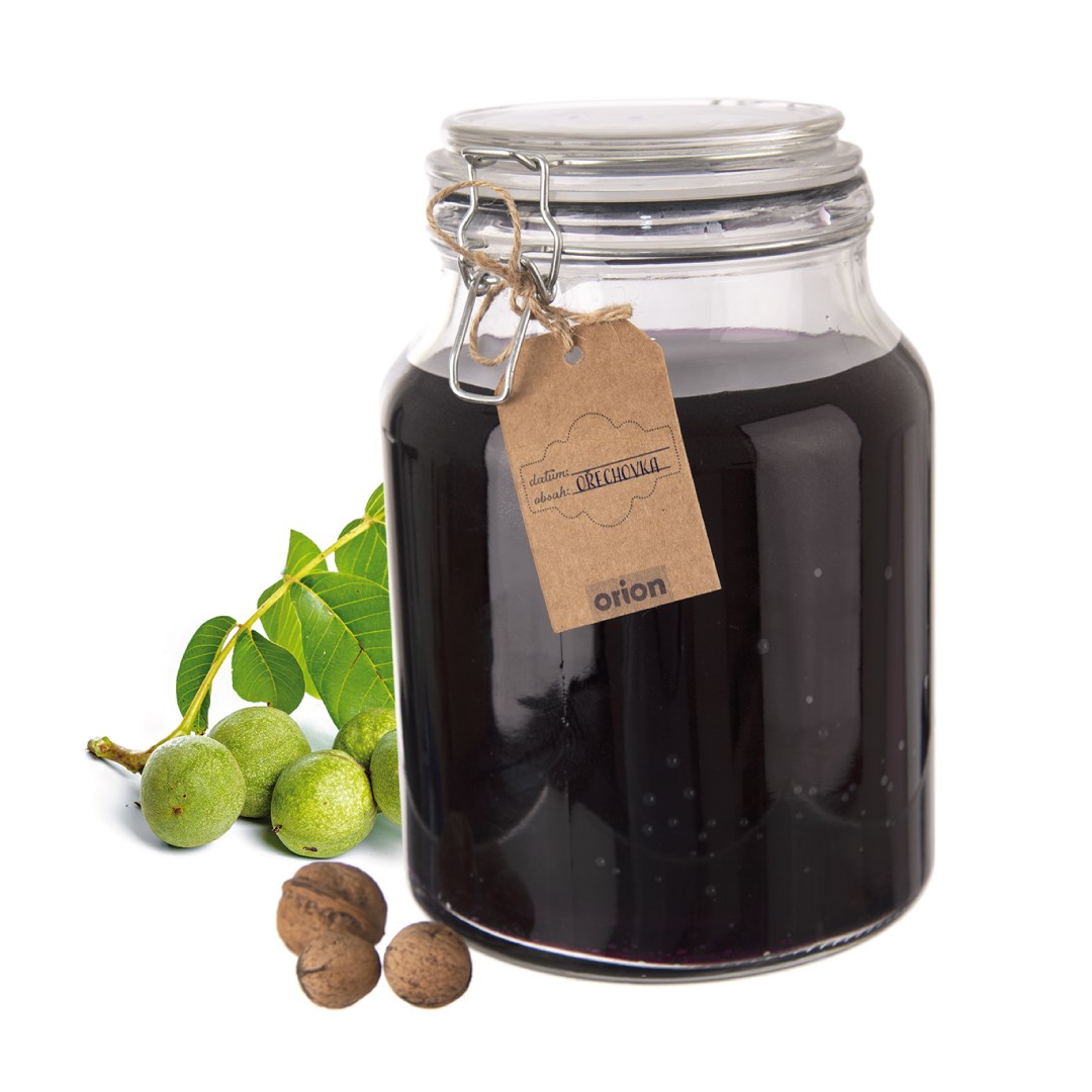 Skleněná dóza Patent 3,4 l číra