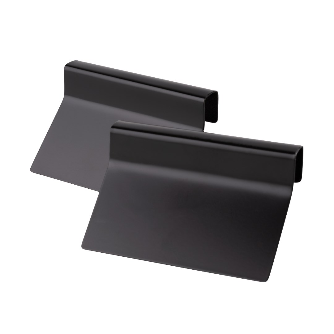 karta popisovací 8 x 5,5 cm černá 2ks