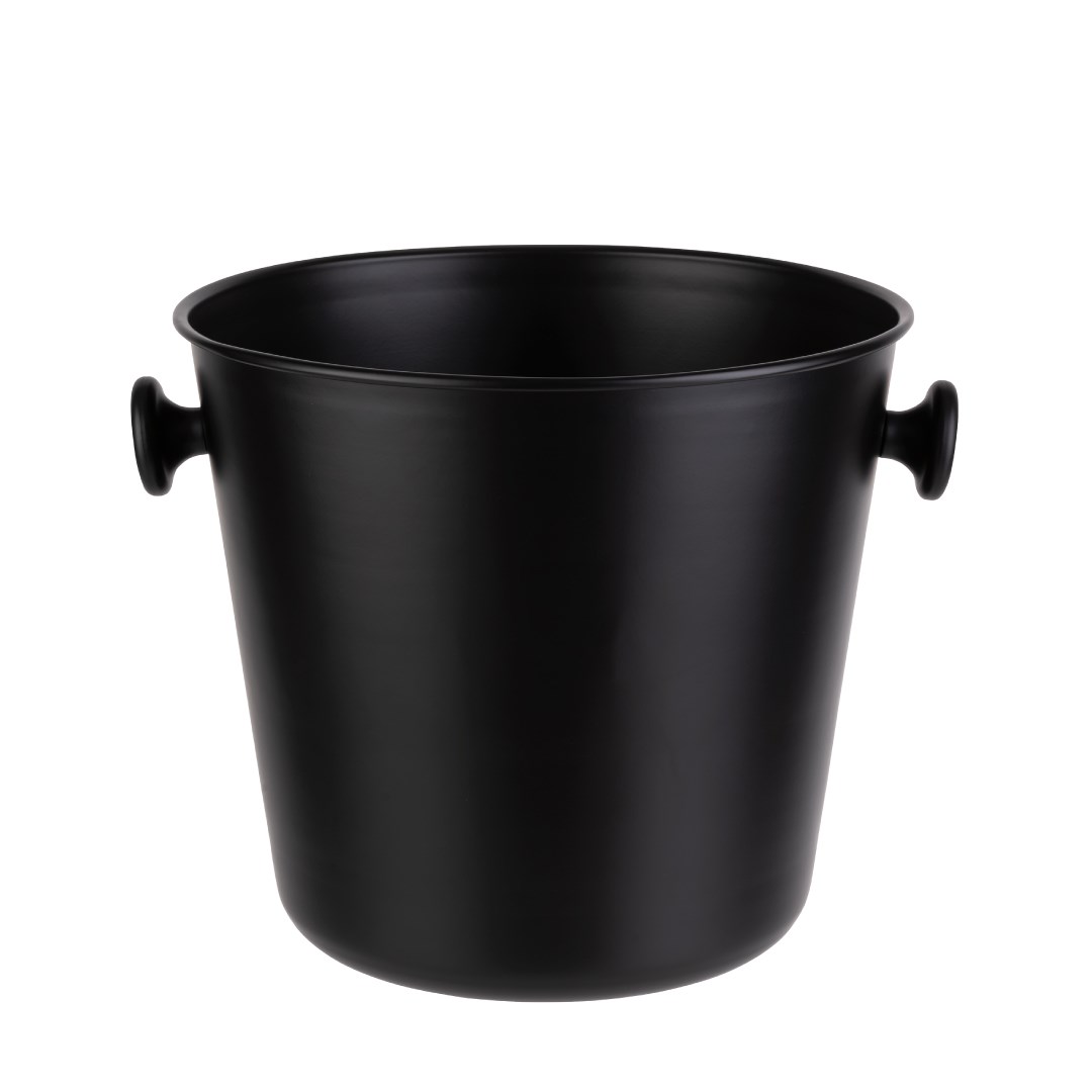 chladič na sekt černý, výška 23 cm