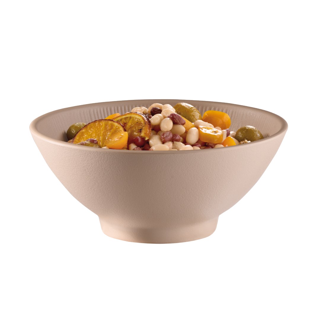 miska NERO průměr 19 cm výška 8 cm melamin béžová